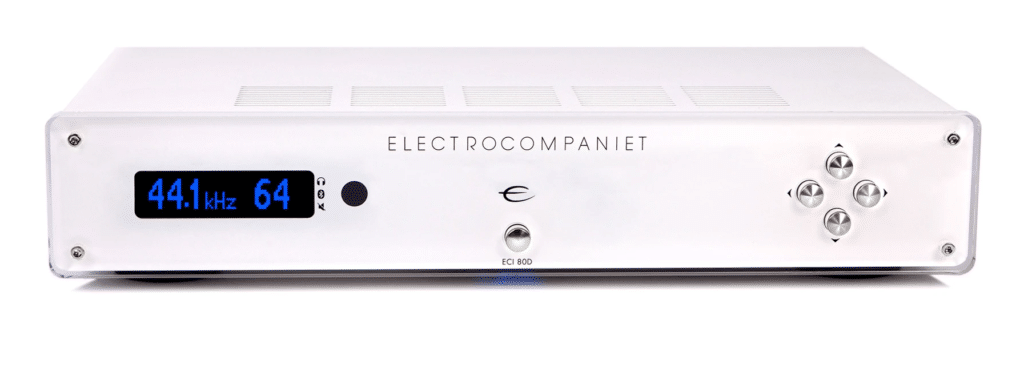 חברת Electrocompaniet מציעים גימור לבן חדש למגבר הכניסה שלהם, ה-ECI 80D