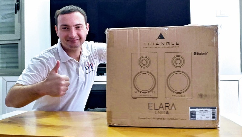 פתיחת קופסה ל-Triangle Elara LN01A - רמקולי Bluetooth