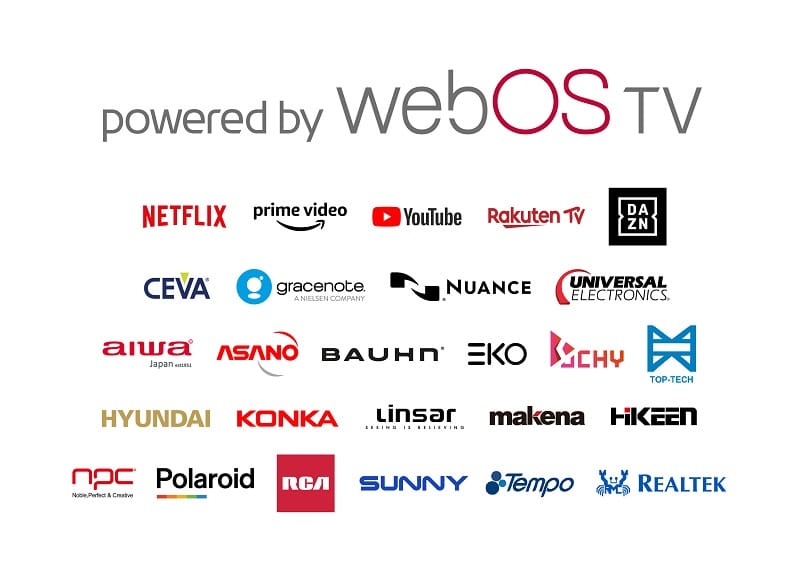 פלטפורמת WebOS של חברת LG תהיה זמינה לראשונה אצל יצרניות טלוויזיה נוספות