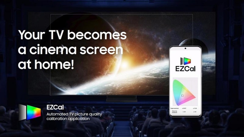 חברת Samsung פיתחו אפליקציה שתכייל את הטלוויזיה שלכם באמצעות הסמארטפון - EzCal
