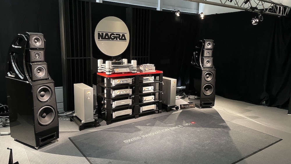 תעורכת מינכן 2023
החדר של Nagra עם Wilson Audio
