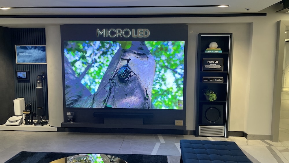Samsung MicroLED בחנות Harrods לונדון