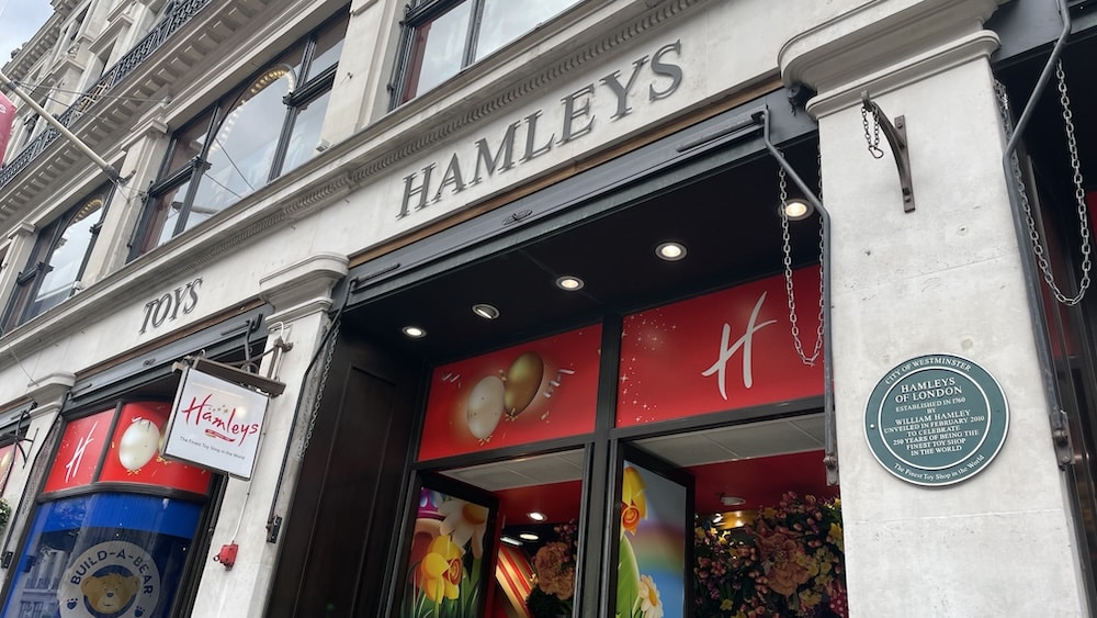 חנות הצעצועים Hamleys לונדון