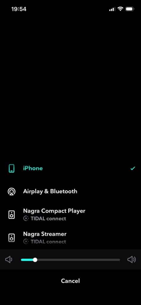 Nagra Compact Player
Tidal Connect