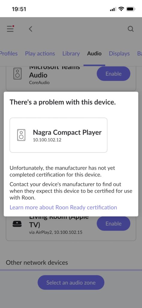 Nagra Compact Player - נגן רשת במבחן